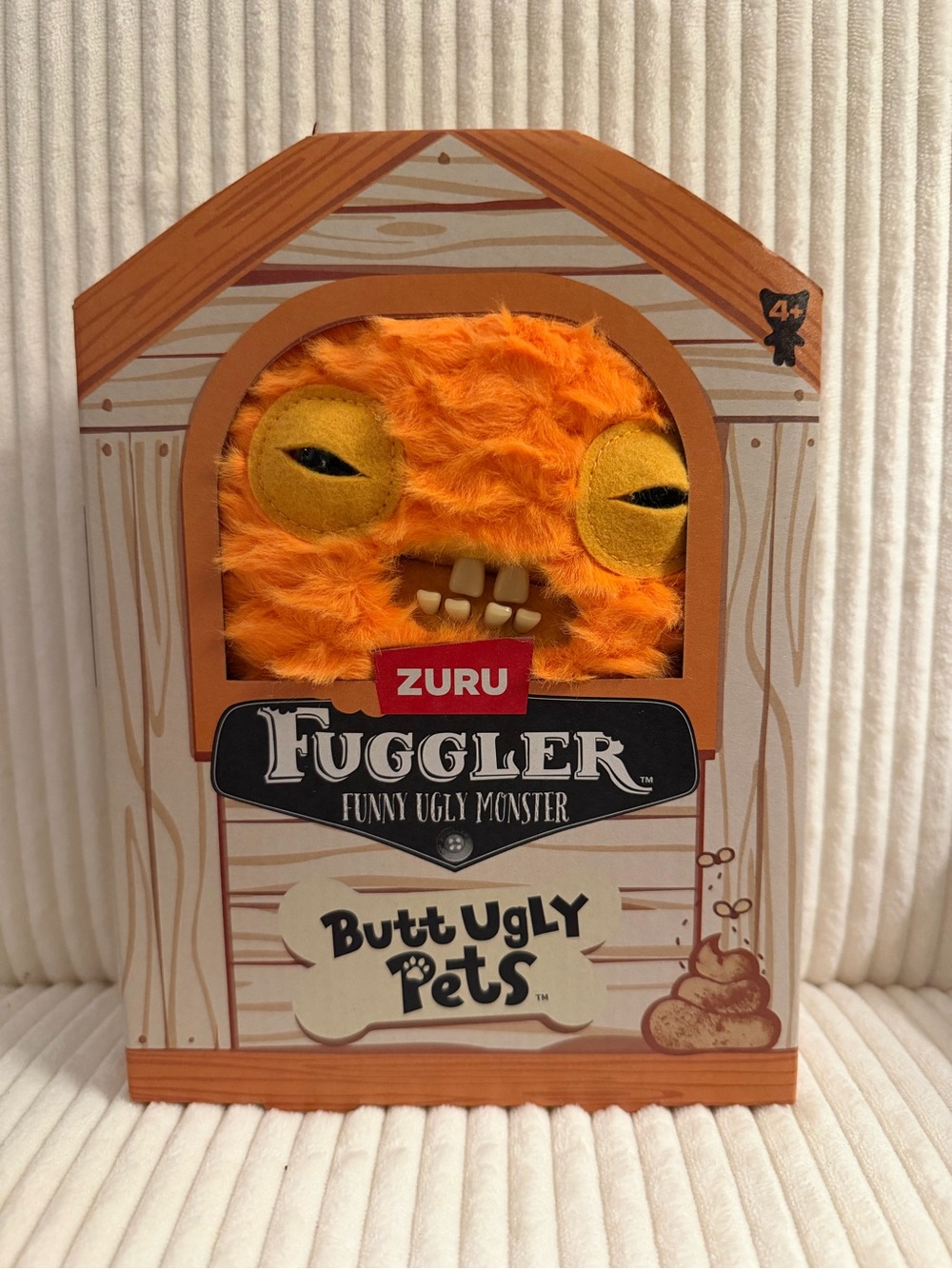 Fuggler Butt Ugly Pets Plush Monster - Cod Father Goldfish